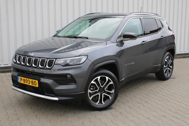 Jeep COMPASS 4xe 190 Plug-in Hybrid Electric Limited | Incl. 12 maanden garantie | Adaptieve cruise control | Climate control | Apple carplay/Android auto | Trekhaak | Parkeercamera |