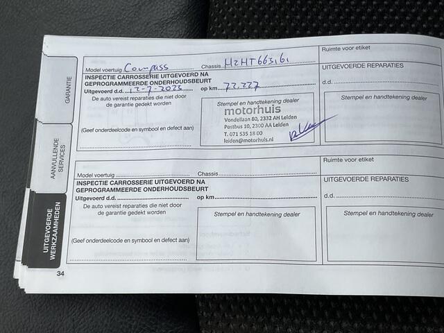 Jeep COMPASS 1.4 170PK Automaat 4x4 Beats-Audio Nav/Cruise Keyless Hoogzitter Voll.Onderhouden!