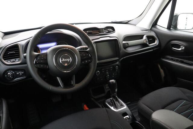 Jeep RENEGADE 1.5T e-Hybrid Upland Automaat | Navigatie | Weinig kilometers | Camera | Climate control | Keyless |Zwart dak | Trekhaak | Lichtmetalen velgen Black