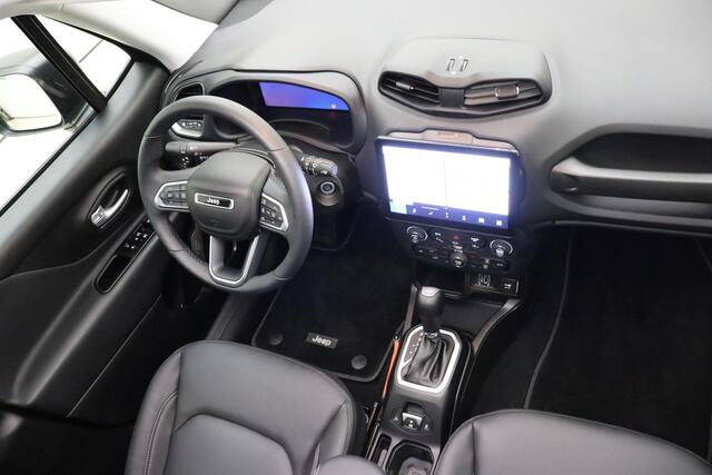 Jeep RENEGADE 1.5T e-Hybrid Automaat | Navigatie | Glazen Schuif/kanteldak | Lederen bekleding | Camera | Lichtmetalen velgen black | Dakrails