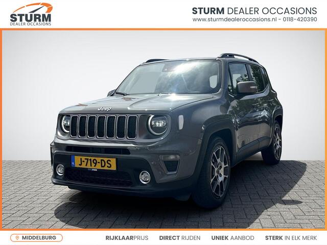 Jeep RENEGADE 1.3T DDCT Limited Trekhaak | Navigatie | Climate Control | Keyless Entry | Cruise Control | Park. Sensor | LM Velgen | Rijklaarprijs!