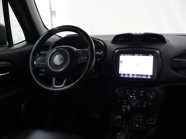 Jeep RENEGADE 4xe 240 Plug-in Hybrid Electric S | LED | Trekhaak | Lederen Interieur | Navigatie | Camera | DAB | Stoel/Stuurverwarming | Adaptieve Cruise Control | Dodehoek detectie |