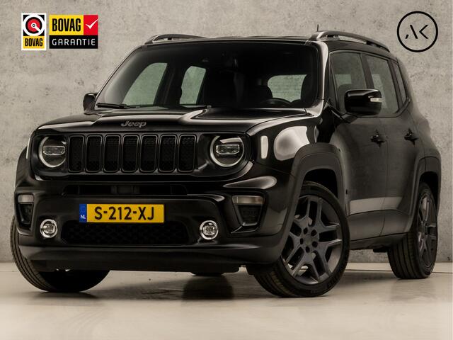 Jeep RENEGADE 1.3T-e Freedom Sport 151Pk Automaat (APPLE CARPLAY, GROOT NAVI, LEDER, CLIMATE, ADAPTIVE CRUISE, SPORTSTOELEN, STUUR/STOELVERWARMING, TREKHAAK, GETINT GLAS, KEYLESS, ZWART HEMEL, NIEUWSTAAT)