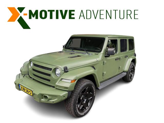 Jeep WRANGLER 2.0T Sterling Geel kenteken | Volleder | Alcantara Dash | Urban LM | Cabriodak | Sportuitlaat | Dikker dan een Brute!