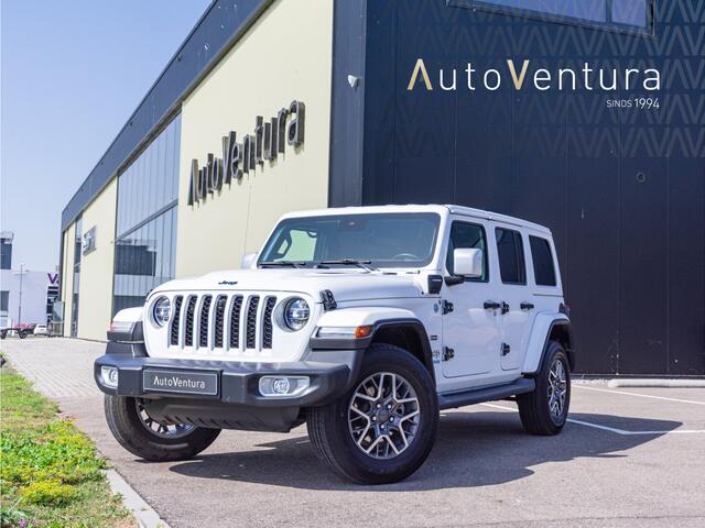Jeep WRANGLER Unlimited 4xe 380 Sahara | Camera | Leder | Adaptive Cruise | Stoel/stuur verwarm.