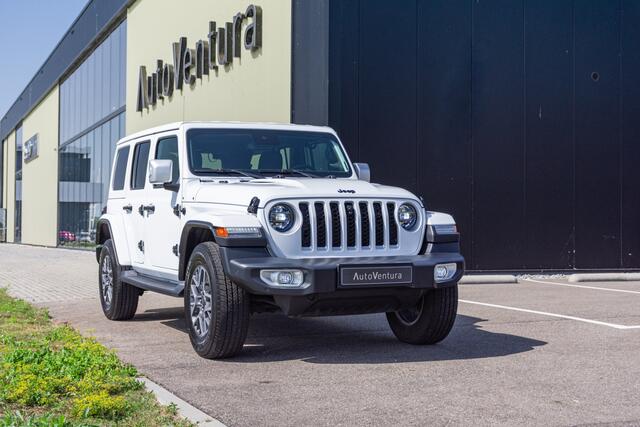 Jeep WRANGLER Unlimited 4xe 380 Sahara | Camera | Leder | Adaptive Cruise | Stoel/stuur verwarm.