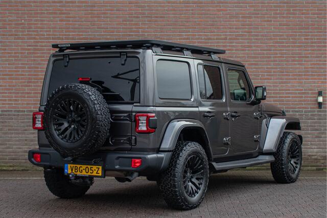 Jeep WRANGLER 2.0T Sahara VAN, Origineel NL, Leder, Keyless, Kahn, Stoel & Stuurverwarming, Trekhaak, Carplay, Full LED, Camera.