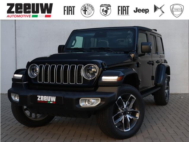 Jeep WRANGLER 4xe 380 PK Sahara | Schuifdak | Leder | Camera | Navi | 20"