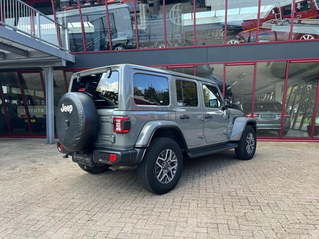 Jeep WRANGLER Unlimited 4xe 380 Sahara | Leder | Navi | ACC | Stoel/Stuurverw. |