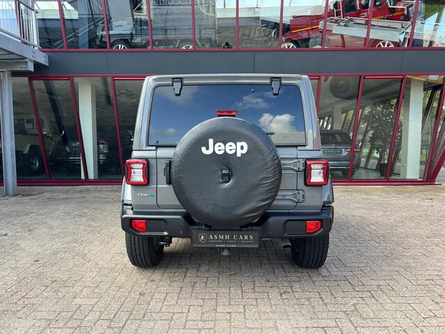 Jeep WRANGLER Unlimited 4xe 380 Sahara | Leder | Navi | ACC | Stoel/Stuurverw. |