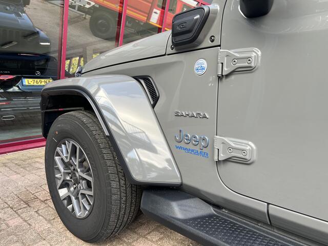 Jeep WRANGLER Unlimited 4xe 380 Sahara | Leder | Navi | ACC | Stoel/Stuurverw. |