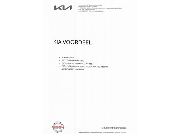 KIA CEE D Ceed Sportswagon 1.0 T-GDi Design Edition JBL | NAVIGATIE | LED | STOEL/STUUR VERWARNING