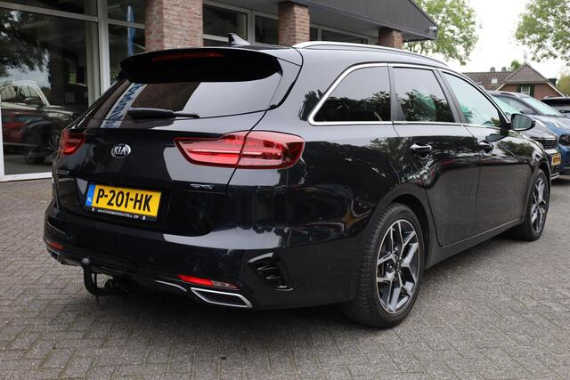KIA CEE D Ceed Sportswagon 1.4 T-GDi GT-PlusLine TREKHAAK HALF-LEER CARPLAY STOEL/STUURVERW. JBL-SOUND ELEC.ACHTERKLEP ADAPTIVE-CRUISE CLIMA NAVI 2XPDC 17''LMV