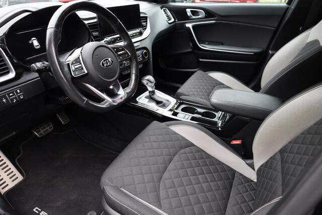 KIA CEE D Ceed Sportswagon 1.4 T-GDi GT-PlusLine TREKHAAK HALF-LEER CARPLAY STOEL/STUURVERW. JBL-SOUND ELEC.ACHTERKLEP ADAPTIVE-CRUISE CLIMA NAVI 2XPDC 17''LMV