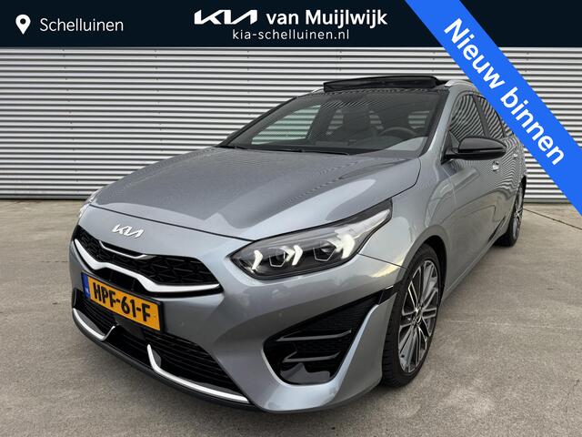 KIA CEE D Ceed Sportswagon 1.5 T-GDi GT-PlusLine Automaat|Panoramadak|Stoelen & Stuurwiel verwarmd|Dodehoekdetectie|PDC|LED|BTW-auto|1e Eigenaar