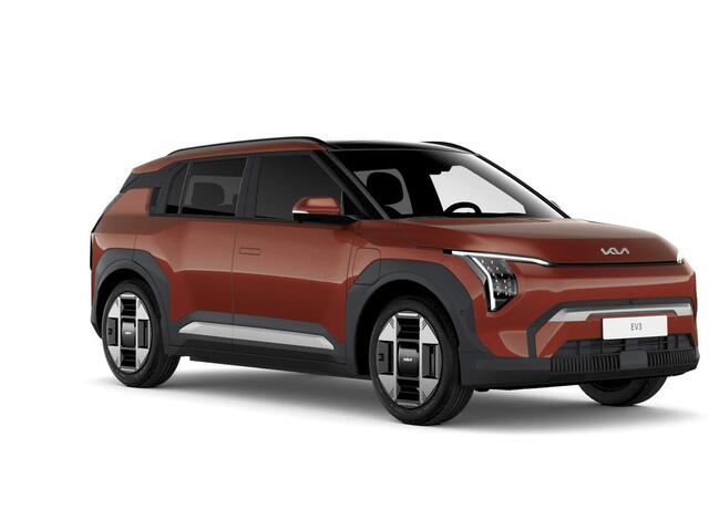 KIA EV3 Plus Advanced 81.4 kWh | Levering Juni | 600km Rijbereik | Navi | 19" | Adapt. Cruise | Clima | Schuif/Kanteldak | Stoel&Stuurverw. | Priv Glass | BSM | Harman Kardon | Private Lease ¤ 616,- Actie !