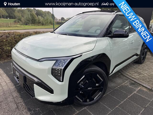 KIA EV3 GT-Line 81.4 kWh ¤44.195,- RIJKLAAR! Nu ¤3.230,- voordeel! Meerdere kleuren en uitvoeringen leverbaar.
