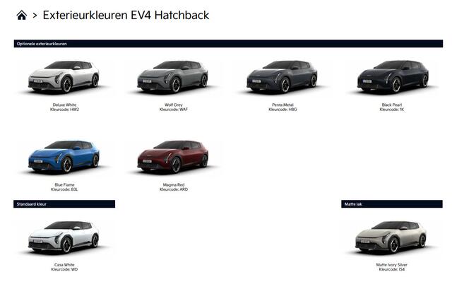 KIA EV4 Air 58.3 kWh Adaptieve cruise control | Stoel- en stuurwielverwarming | Achteruitrijcamera en parkeersensoren voor en achter | Navigatie |