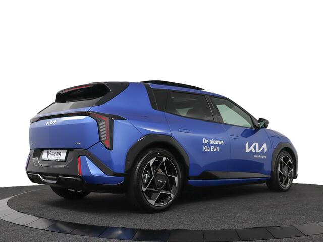 KIA EV4 Hatchback GT-PlusLine 81.4 kWh - DEMO - Head-up Display - 360 Camera - Stoelverwarming/ventilatie - Glazen Schuif-/kanteldak - Elektrisch verstelbare voorstoelen - Dodehoekcamera - Fabrieksgarantie tot 10-2032 - Direct leverbaar!