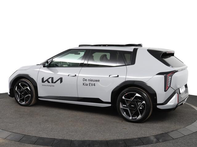 KIA EV4 GT-PlusLine 81.4 kWh - Head-up Display - 360 Camera - Stoelverwarming/ventilatie - Glazen Schuif-/kanteldak - Elektrisch verstelbare voorstoelen - Dodehoekcamera - Fabrieksgarantie tot 10-2032 - Direct leverbaar!
