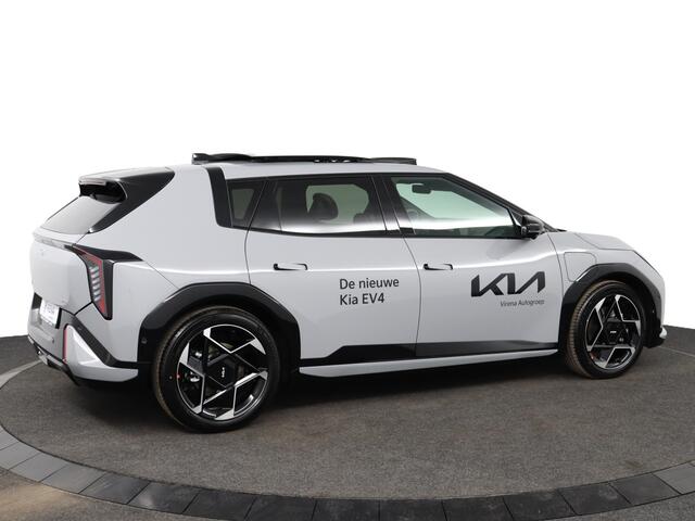 KIA EV4 GT-PlusLine 81.4 kWh - Head-up Display - 360 Camera - Stoelverwarming/ventilatie - Glazen Schuif-/kanteldak - Elektrisch verstelbare voorstoelen - Dodehoekcamera - Fabrieksgarantie tot 10-2032 - Direct leverbaar!
