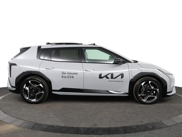 KIA EV4 GT-PlusLine 81.4 kWh - Head-up Display - 360 Camera - Stoelverwarming/ventilatie - Glazen Schuif-/kanteldak - Elektrisch verstelbare voorstoelen - Dodehoekcamera - Fabrieksgarantie tot 10-2032 - Direct leverbaar!