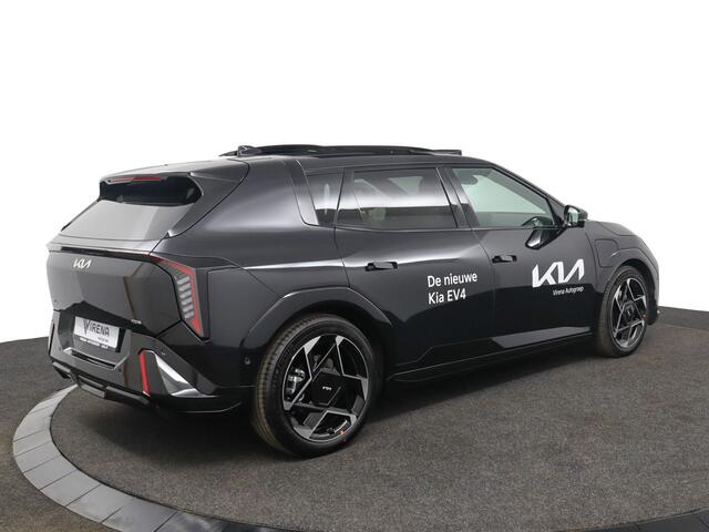 KIA EV4 GT-PlusLine 81.4 kWh Stoel/Stuur verwarming - Stoel ventilatie - Matrix koplampen - Geheugen bestuurdersstoel - Head-up display - 360 graden camera - Adaptive cruise control - Fabrieksgarantie t/m 03-10-2032