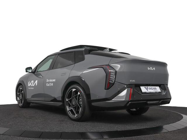 KIA EV4 Fastback GT-PlusLine 81.4 kWh Prijs incl. Inruilpremie - Stoelverwarming/ventilatie - Glazen Schuif-/kanteldak - Elektrisch verstelbare voorstoelen - Dodehoekcamera - Head-up display Fabrieksgarantie tot 2032 - Fabrieksgarantie tot 09-2032