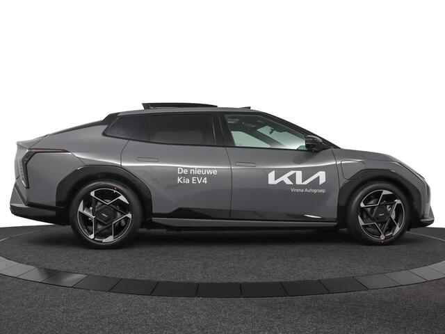 KIA EV4 Fastback GT-PlusLine 81.4 kWh Prijs incl. Inruilpremie - Stoelverwarming/ventilatie - Glazen Schuif-/kanteldak - Elektrisch verstelbare voorstoelen - Dodehoekcamera - Head-up display Fabrieksgarantie tot 2032 - Fabrieksgarantie tot 09-2032