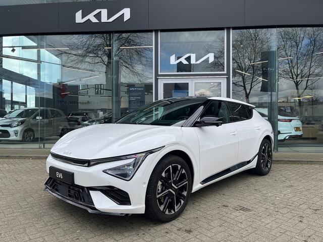 KIA EV6 GT-Line AWD 84 kWh 229pk --Snel leverbaar!-- Navi+BT+360Cam Stoelkoeling+Stoelverw. Pano-Dak HUD Meridian Sound 10 jr. Garantie