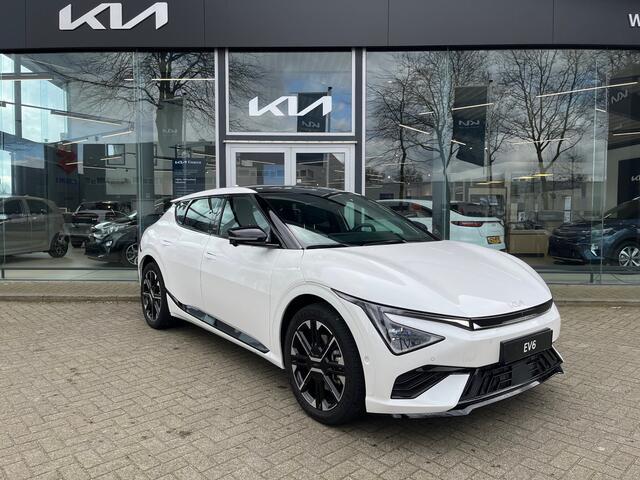 KIA EV6 GT-Line AWD 84 kWh 229pk --Snel leverbaar!-- Navi+BT+360Cam Stoelkoeling+Stoelverw. Pano-Dak HUD Meridian Sound 10 jr. Garantie