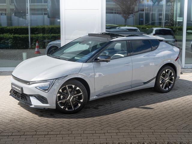KIA EV6 GT-Line 84.0 kWh Direct leverbaar | Nieuw op voorraad | Panoramadak | Stoelverwarming en -ventilatie | 20 inch velgen | 360° Camera | Meridian Surround | Digital Key 2.0 | Aut. Kofferklep