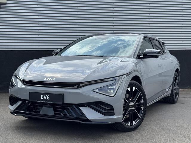 KIA EV6 GT-Line 84 kWh ¤3785 Voordeel! Nieuw uit voorraad leverbaar! Schuif/kanteldak, 360" Camera, LED, Stoelkoeling + verwarming, Seat memory