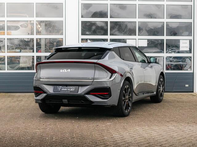KIA EV6 GT-Line 84 kWh l 360 graden camera l dodehoek camera l schuifkantel dak l stoel verwarming en ventilatie l 17% bijtelling * l