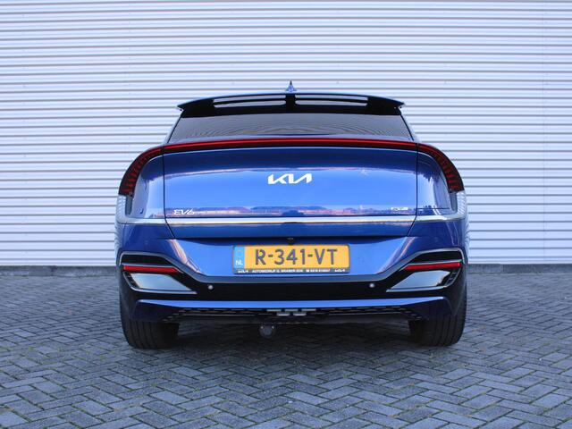 KIA EV6 GT-Line 77.4 kWh | Trekhaak | Stuur-/stoelverwarming + ventilatie | Camera rondom | Pano | Elek. stoelverstelling + achterklep | 19" LM | HUD |