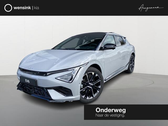 KIA EV6 GT-Line pano 84.0kWh Elektromotor 168kW Afneembare trekhaak | 360 Camera | Head-up display | Schuif/kantel dak