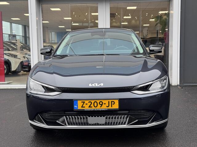 KIA EV6 Plus 77.4 kWh Trekhaak 13-polig, stoel ventilatie, stuur- & stoelverwarming, achterbank verwarmd, parkeersensoren, adaptieve cruise control, navigatie Apple CarPlay/Android Auto