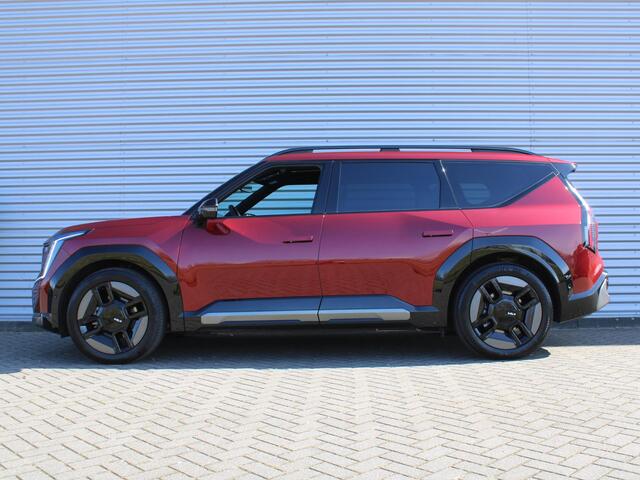 KIA EV9 GT-Line AWD 99.8 kWh | 7-zits | Stoelverwarming/ventilatie v+a | Camera rondom | Pano dak | HUD | Leer | 21" LM |