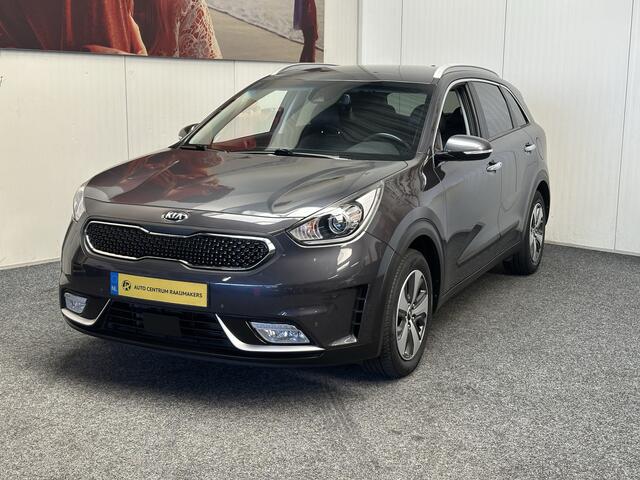 KIA Niro 1.6 GDi Hybrid DynamicLine STOF/LEDER NAVIGATIE ADAPTIVE CRUISE CONTROL CLIMATE CONTROL KEYLESS GO APPLE CARPLAY/ANDROID RIJSTROOKSENSOREN ACHTERUITRIJCAMERA ZEER MOOI !! 3010