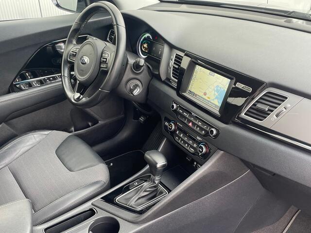 KIA Niro 1.6 GDi Hybrid First Edition Navigatie, Climate Control, Cruise Control, Half Leder, Trekhaak alleen voor Fietsendrager