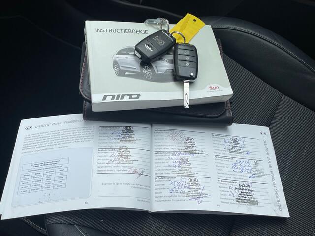 KIA Niro 1.6 GDi Hybrid First Edition Navigatie, Climate Control, Cruise Control, Half Leder, Trekhaak alleen voor Fietsendrager