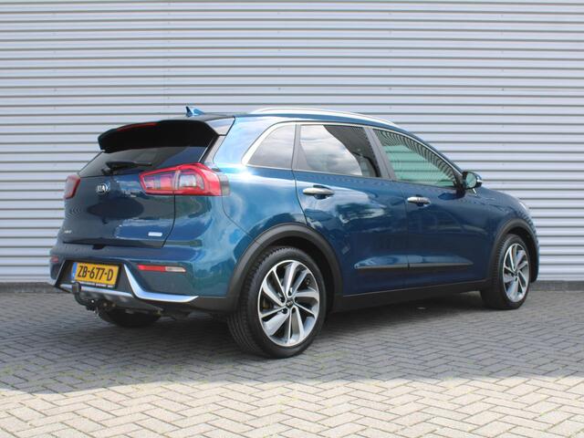 KIA Niro 1.6 GDi Hybrid ExecutiveLine | Trekhaak | Stuur-/stoelverwarming + ventilatie | Camera | Cruise adapt. | 18" LM | Leer | JBL audio |