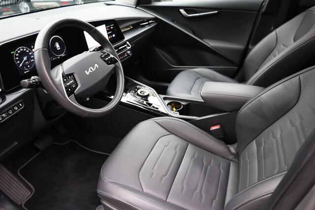 KIA Niro 1.6 GDi Hybrid DynamicPlusLine TREKHAAK-AFN LEER HUD PANO CARPLAY STOEL/STUURVERW. CAMERA ELEC-KLEP ADAPTIVE-CRUISE DAB 2XPDC LMV NAP DEALERONDERHOUDEN!!
