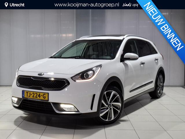 KIA Niro 1.6 GDi Hybrid Design Edition , Stoel en Stuur verwarming, schuif kantel dak. Navigatie.