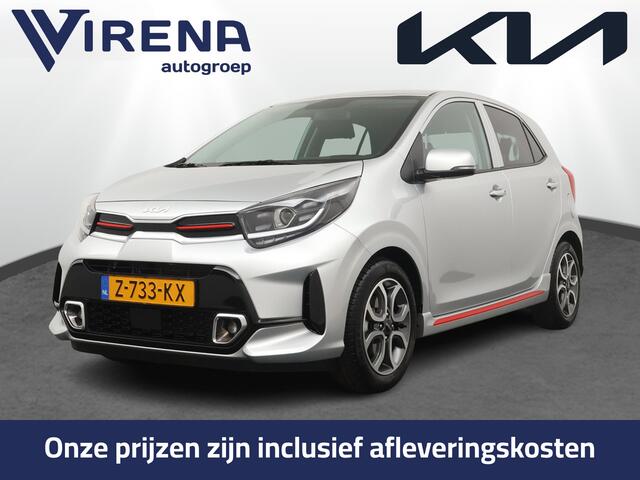 KIA PICANTO 1.0 DPi GT-Line Apple Carplay/Android Auto - Cruise Control - Climate Control - Navigatie - Lederen bekleding - Fabrieksgarantie tot 05-2031