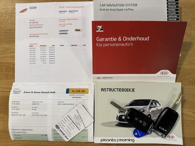 KIA PICANTO 1.0 CVVT DynamicLine Carplay / Cruise / Camera / Navi