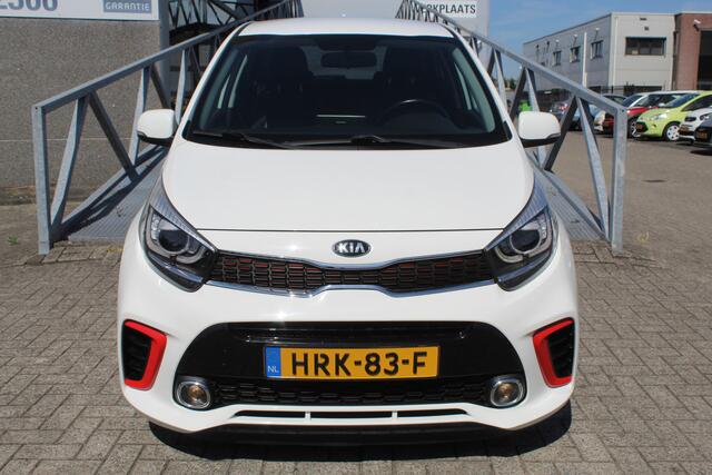 KIA PICANTO 1.0 MPi GT-Line Edition Navigatie/Achteruitrijcamera/Climate control/Apple carplay/LED koplampen/15'' Lichtmetalen velgen/Elektrisch inklapbare spiegels/Elektrische ramen.