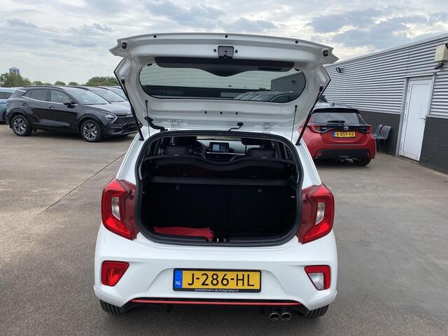 KIA PICANTO 1.0 MPi GT-Line Edition 1e eign. Nieuw geleverd en dealeronderhouden, Cruise control, navigatie Apple CarPlay/Android Auto, achteruitrij camera, sportief GT Line kunstlederen interieur