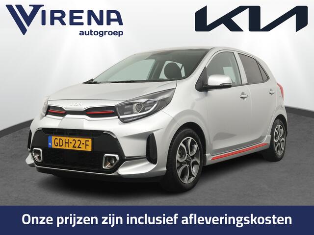 KIA PICANTO 1.0 DPi GT-Line Apple Carplay/Android Auto - Cruise Control - Climate Control - Lederen bekleding - Navigatie - Achteruitrijcamera Fabrieksgarantie tot 06-2031