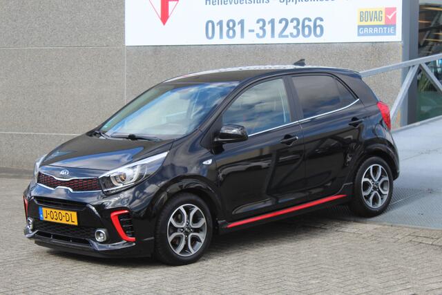 KIA PICANTO 1.0 MPi GT-Line Edition Navigatie/Achteruitrijcamera/Cruise control/Apple carplay/LED koplampen/15'' Lichtmetalen velgen/Elektrisch verstelbare spiegels/Elektrische ramen.